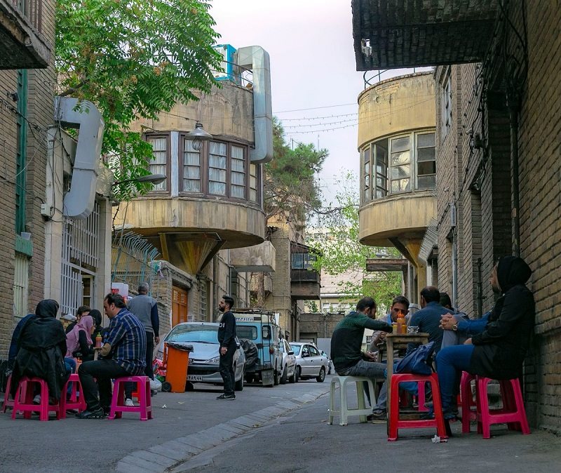 کوچه لولاگر، محل قرارگیری پیتزا داوود تهران